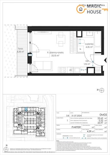 mieszkanie na sprzedaż 26m2 mieszkanie Gdańsk, Śródmieście, Sienna Grobla
