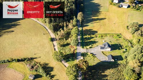 Polecam działkę 3198 m² w Smażynie z funkcjonalnym kształtem działka Smażyno