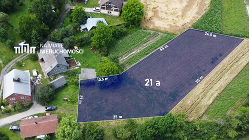 działka na sprzedaż 2100m2 działka Zagorzyce