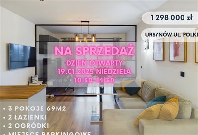 mieszkanie na sprzedaż 69m2 mieszkanie Warszawa, Ursynów, Wyczółki, Polki