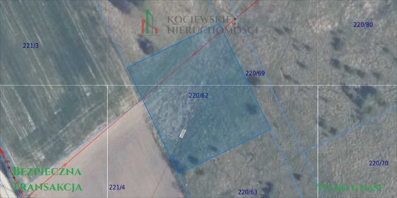 działka na sprzedaż 1249m2 działka Borzechowo, Szkolna