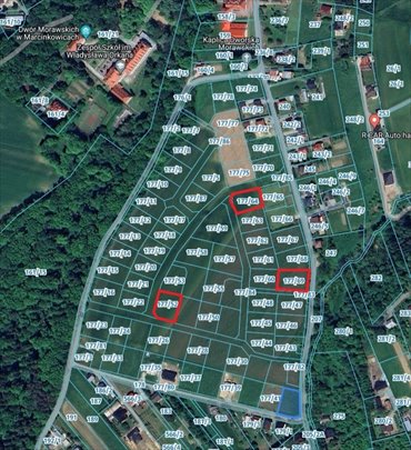 działka na sprzedaż 1200m2 działka Marcinkowice