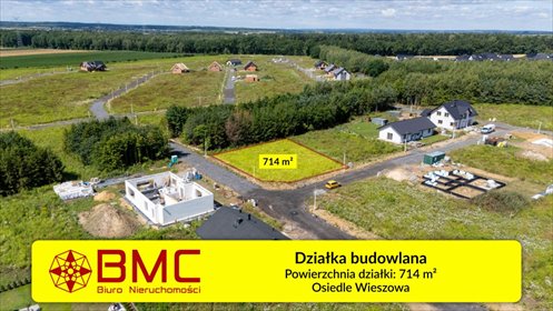 działka na sprzedaż 714m2 działka Wieszowa