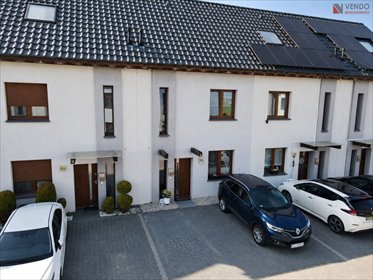 Dom szeregowy z poddaszem, ogród i klimatyzacja dom Dachowa, Osiedle Tygrysie