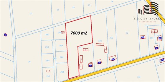 Działka inna na sprzedaż Łomnica 7 000m2 Foto 4