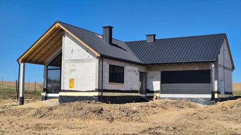 Nowoczesny dom z dużym ogrodem, garażem i jasnym wnętrzem dom Dębnica Kaszubska, Jabłoniowa
