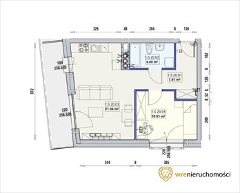 mieszkanie na sprzedaż 45m2 mieszkanie Wrocław, Przedmieście Oławskie, Gwarna