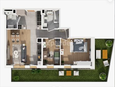 mieszkanie na sprzedaż 69m2 mieszkanie Kraków, Prądnik Biały, Bociana