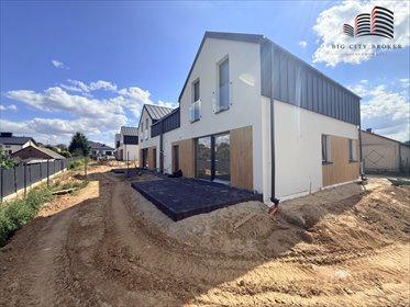 Nowoczesny bliźniak energooszczędny 128 m² bez PCC i prowizji dom Jakubowice Konińskie, Szkolna