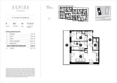 mieszkanie na sprzedaż 49m2 mieszkanie Bydgoszcz, Toruńska