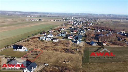 działka na sprzedaż Połczyno Topolowa 1121 m2