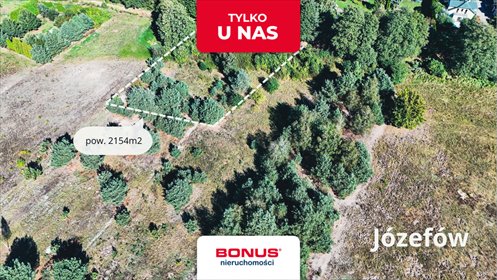 działka na sprzedaż 2154m2 działka Józefów, Strużańska