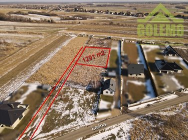 działka na sprzedaż 1291m2 działka Cegielnia, Leśna