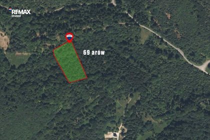 Na sprzedaż działka leśna 7200 m² w Ciscu działka Cisiec, Turystyczna