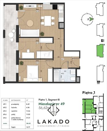 mieszkanie na sprzedaż 57m2 mieszkanie Kraków, Górka Narodowa, Macieja Słomczyńskiego