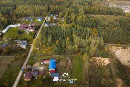 Działka pod dom z lasem, prywatność, media w drodze działka Brzeziny, Sejmu Wielkiego