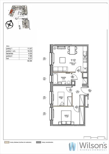 mieszkanie na sprzedaż 51m2 mieszkanie Warszawa, Targówek Bródno