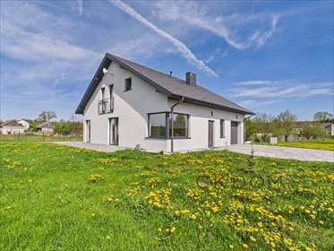 Nowoczesny dom 189m2 z garażem i ogrzewaniem podłogowym dom Kawczyn, Kielecka