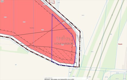 Działka usługowo-produkcyjna 6775 m², media, plan. teren. działka Sokołów, Magazynowa