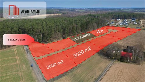 działka na sprzedaż 3000m2 działka Sucumin