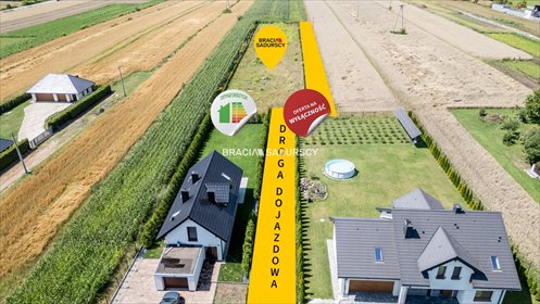 działka na sprzedaż 917m2 działka Kraków, Wzgórza Krzesławickie, Wadów, Glinik