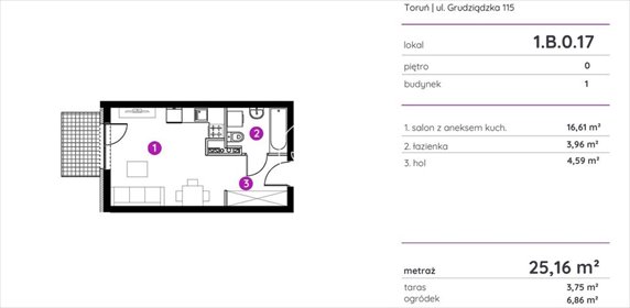lokal użytkowy na sprzedaż 25m2 lokal użytkowy Toruń