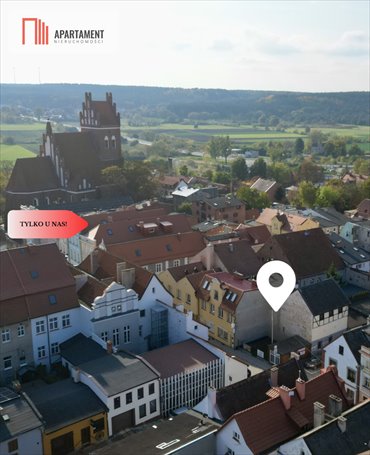 Polecam działkę inwestycyjną 75 m² w centrum Gniewu działka Gniew