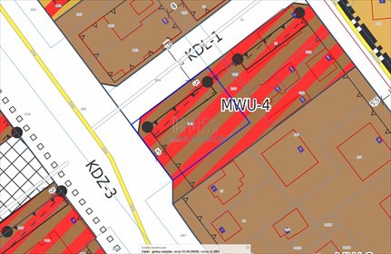 Działka 1246 m2 w Ząbkach - pod zabudowę wielorodzinną działka Ząbki, Orla