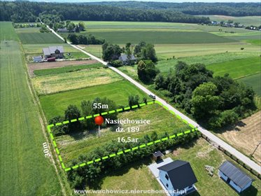 Zapraszam do zakupu działki 1650 m² w Nasiechowicach działka Nasiechowice