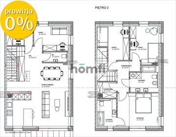 Dwupoziomowe 85 m² z ogrodem - kameralne osiedle mieszkanie Kraków, Osikowa