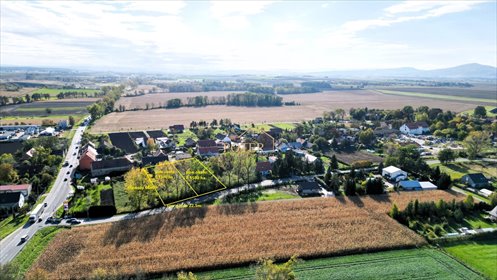 Działka budowlana 1500 m2 z mediami w Cieszycach. działka Cieszyce