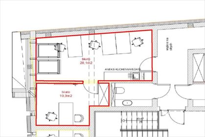 Nowoczesny lokal biurowy 30,4 m² w prestiżowej lokalizacji lokal użytkowy Nowotarski, Szaflarska