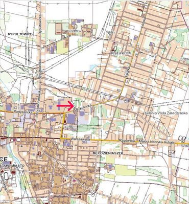 działka na sprzedaż 4292m2 działka Pabianice, Partyzancka