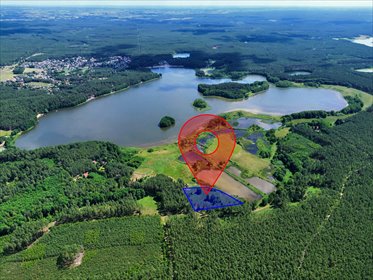 Działki nad jeziorem Wielki Ocypel - spokój i prywatność! polecam! działka Lubichowo, Ocypel, Osiedle Za Jeziorem