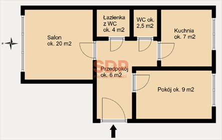 mieszkanie na sprzedaż 48m2 mieszkanie Wrocław, Krzyki, Powstańców Śląskich
