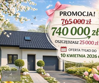 Nowoczesny dom w Namysłowie z ogrodem, garażem i 128 m² dom Namysłów, Malinowa