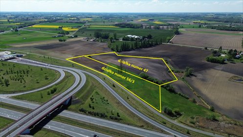 Polecam działkę inwestycyjną 4,16 ha przy autostradzie A1 działka Dąbrówka