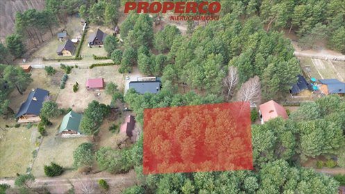 działka na sprzedaż 1200m2 działka Pągowiec