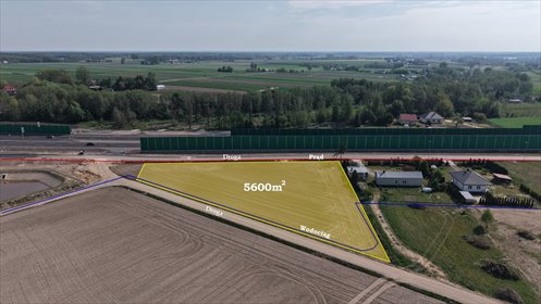 Działka usługowa 5600 m² przy S7 – potencjał na sklep, halę działka Szczytno