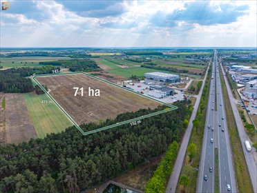 Działka 7,1 ha pod inwestycję z dostępem do S8 działka Karpin, Firmowa