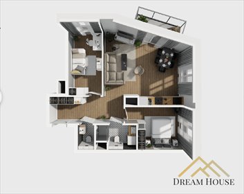 mieszkanie na sprzedaż 59m2 mieszkanie Gdańsk, Niedźwiednik, Leśna Góra