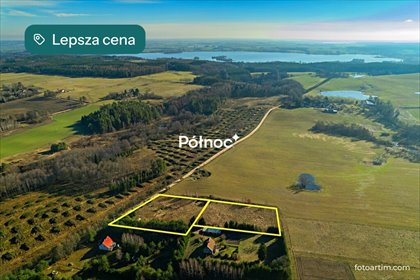Na sprzedaż działka 9126 m² z MPZP, media, jeziora, cisza działka Wysoka Góra