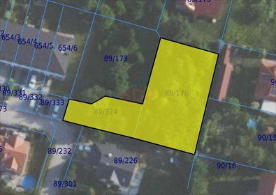 działka na sprzedaż 1078m2 działka Kiełczów, Ogrodowa