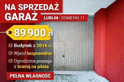 garaż na sprzedaż 15m2 garaż Lublin, Wrotków, Ignacego Domeyki