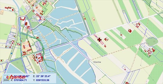 Działka 3400 m² z przyłączem elektrycznym i zjazdem działka Samoklęski-Kolonia Druga