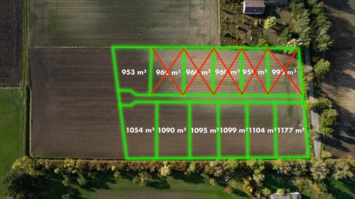 działka na sprzedaż 1177m2 działka Elżbiecin