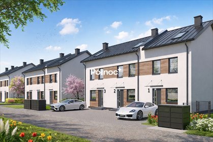 Nowoczesny dom w Cianowicach z ogródkiem i pompą ciepła dom Cianowice, Stawowa