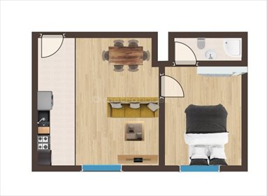 mieszkanie na sprzedaż 36m2 mieszkanie Ruda Śląska, Czereśniowa