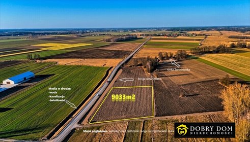 Działka inwestycyjna 9033 m² w Bielach - zapraszam działka Biele