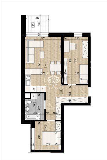 mieszkanie na sprzedaż 56m2 mieszkanie Bydgoszcz, Okole, Grunwaldzka